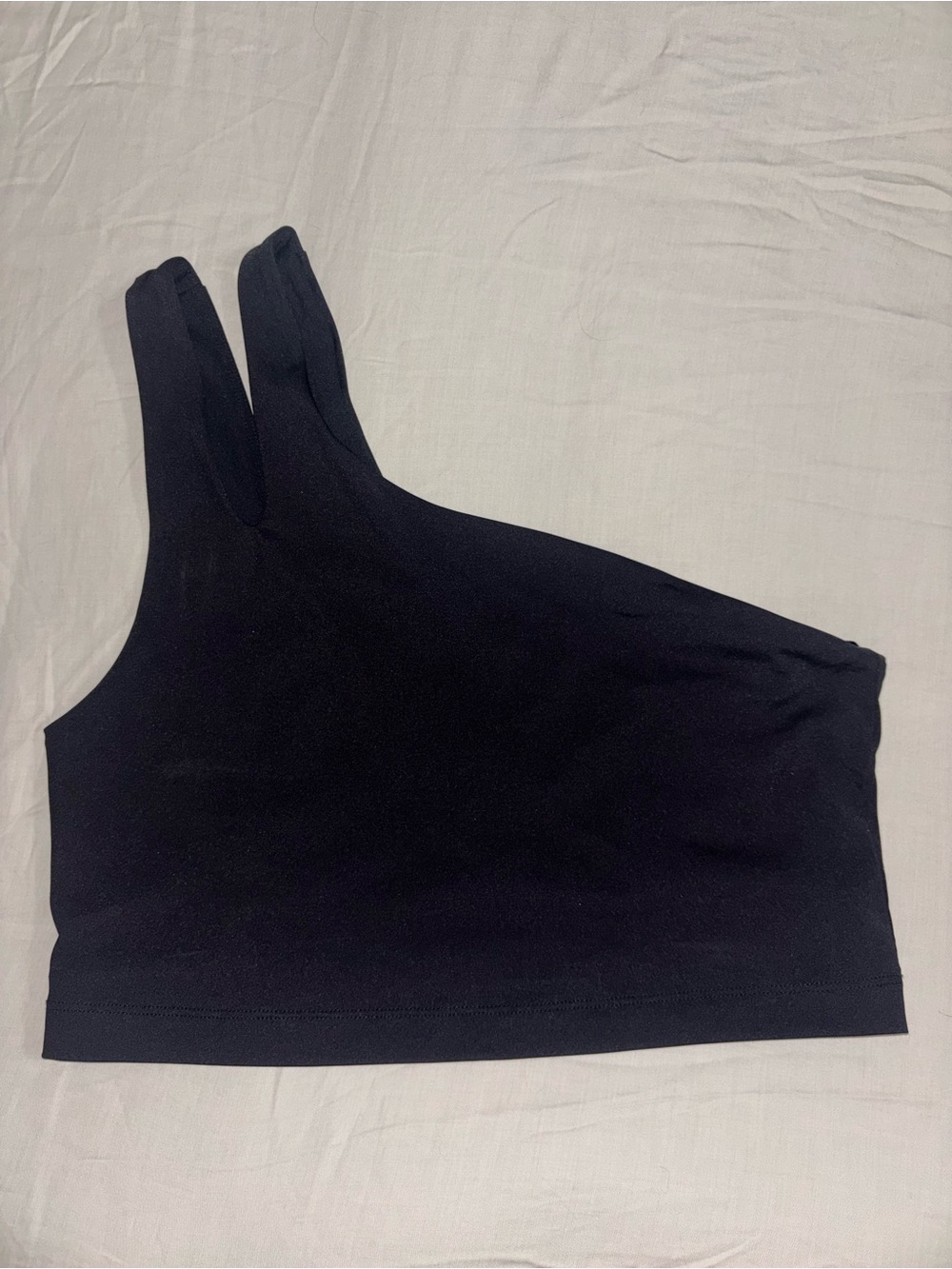 Fabletics Black One-Shoulder Sports Bra